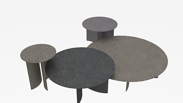 渲染模型_茶几椅子004