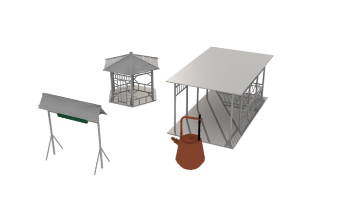 渲染模型_茶组001