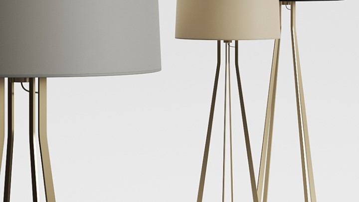 渲染模型_落地灯034