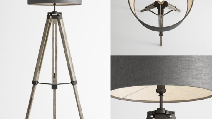 渲染模型_落地灯037