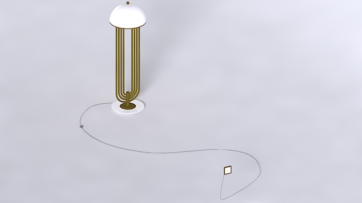 渲染模型_落地灯069