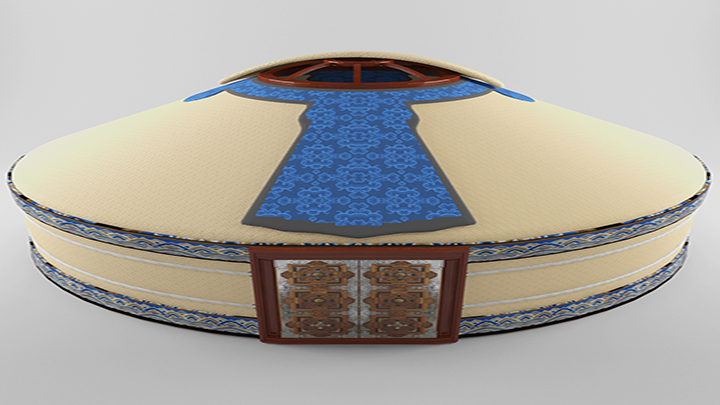 渲染模型_蒙古包001