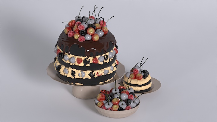 渲染模型_蛋糕003