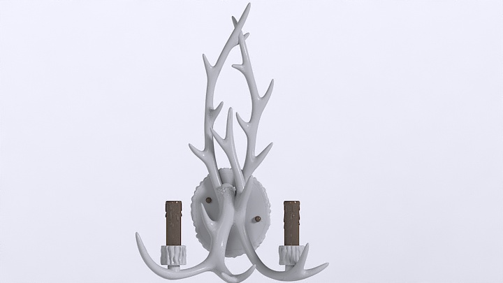 渲染模型_蜡烛灯010