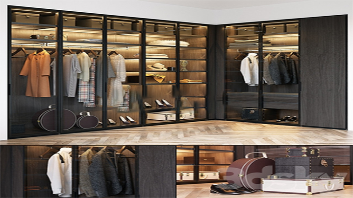 渲染模型_衣帽间003