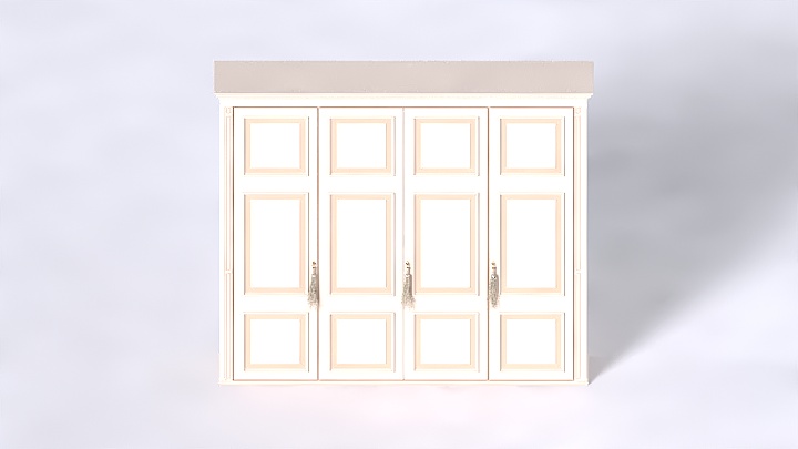 渲染模型_衣柜079