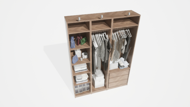渲染模型_衣柜083