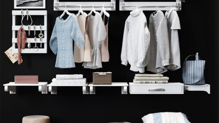 渲染模型_衣橱021