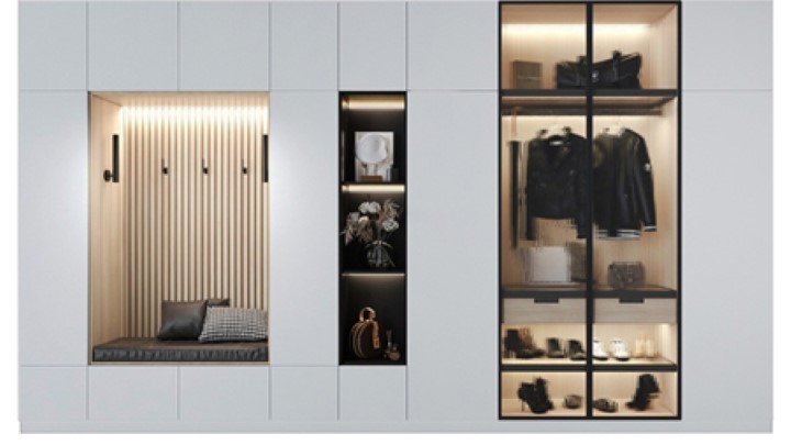 渲染模型_衣橱柜001