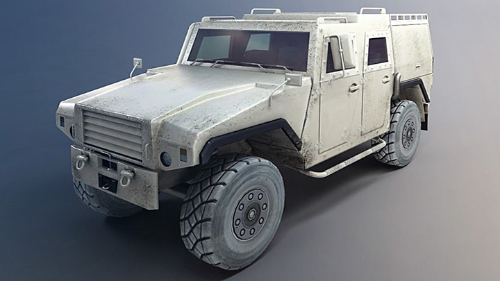 渲染模型_装甲车003