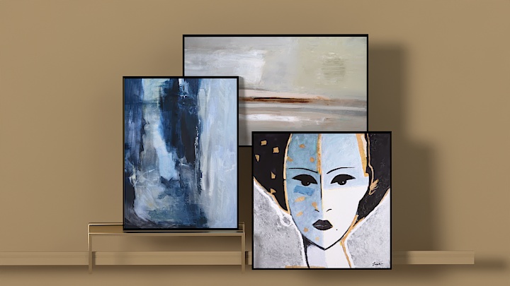 渲染模型_装饰墙045