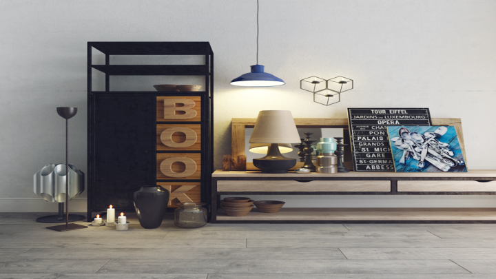 渲染模型_装饰套装001