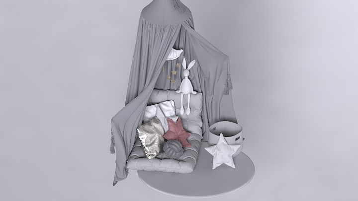 渲染模型_装饰帐篷001