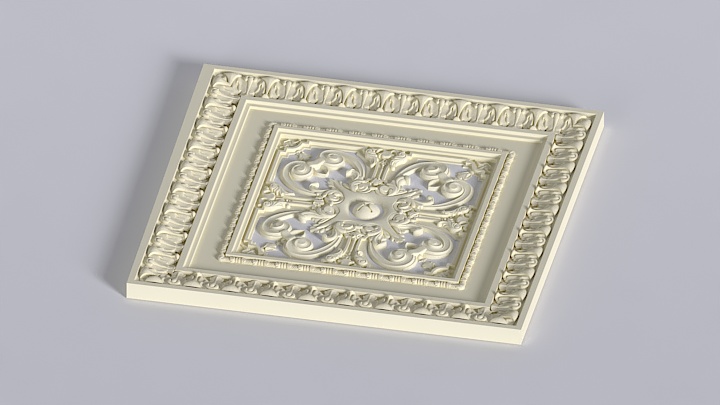 渲染模型_装饰板028