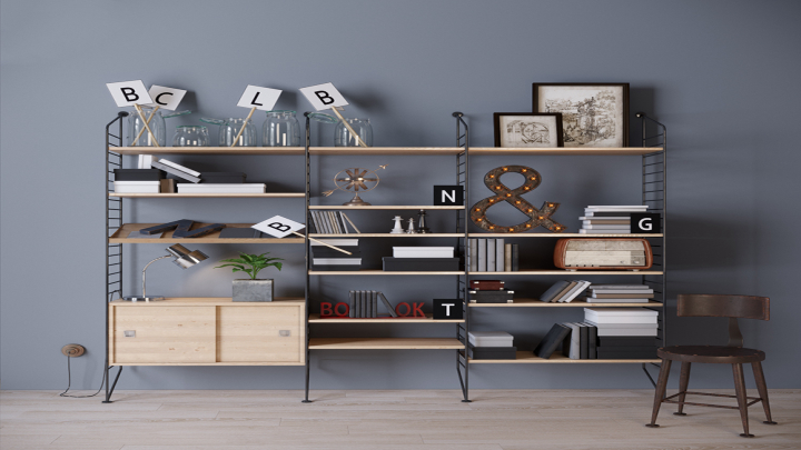 渲染模型_装饰柜001