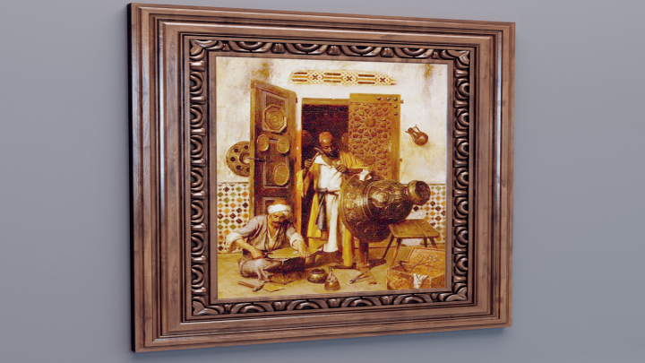 渲染模型_装饰画052