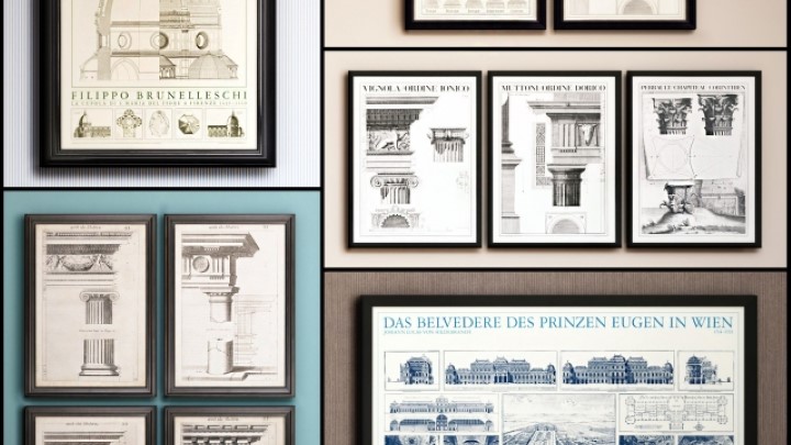 渲染模型_装饰画077