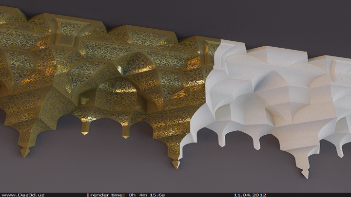 渲染模型_装饰边002