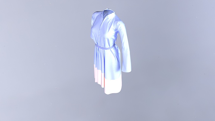 渲染模型_连衣裙002