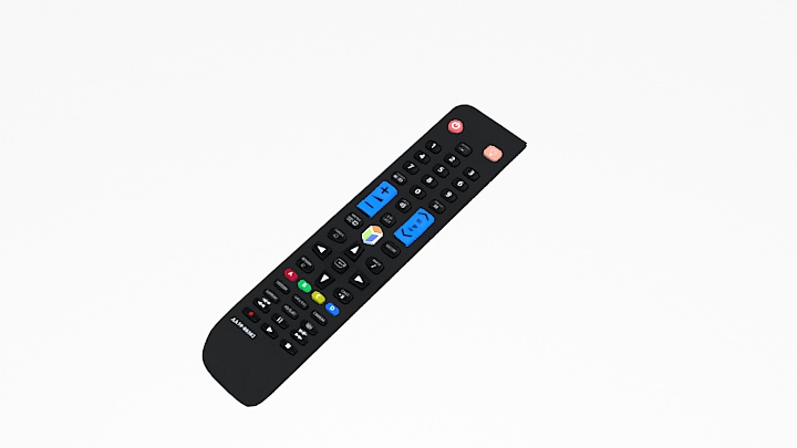 渲染模型_遥控器001