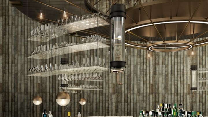 渲染模型_酒吧吧台002