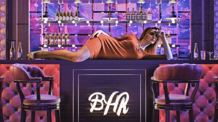 渲染模型_酒吧吧台005