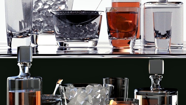 渲染模型_酒杯006