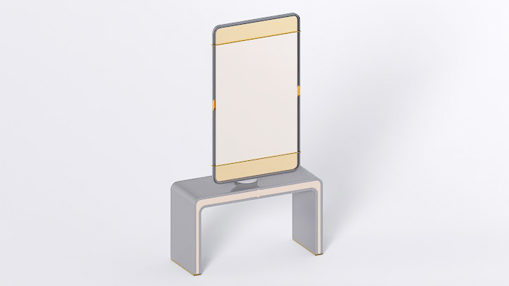 渲染模型_镜子150