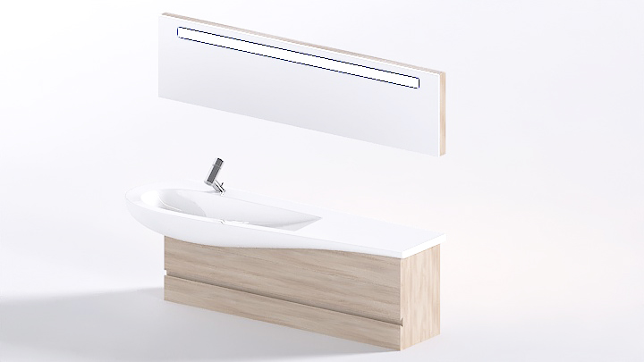 渲染模型_长台盆001