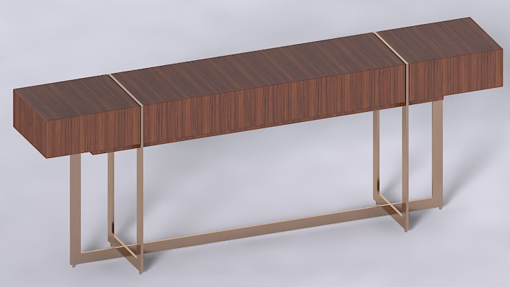 渲染模型_长椅030