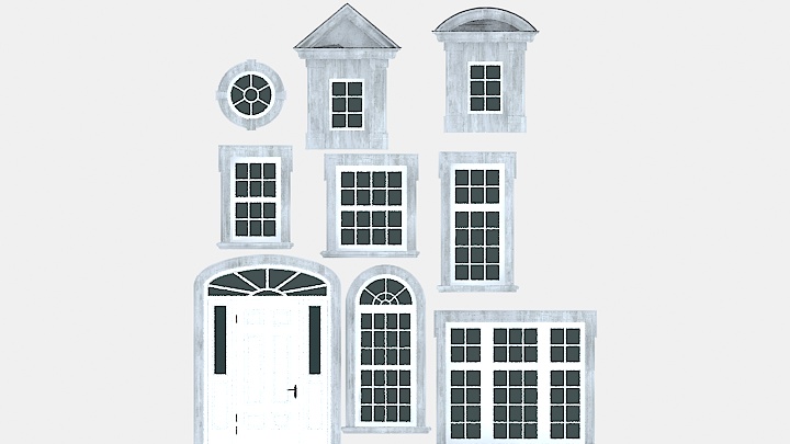 渲染模型_门窗012