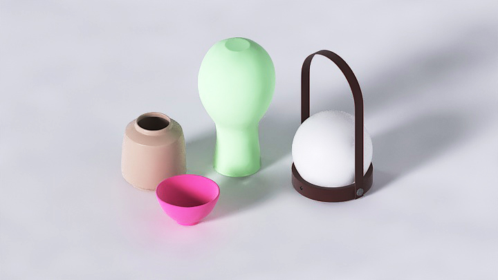 渲染模型_陶瓷灯具001