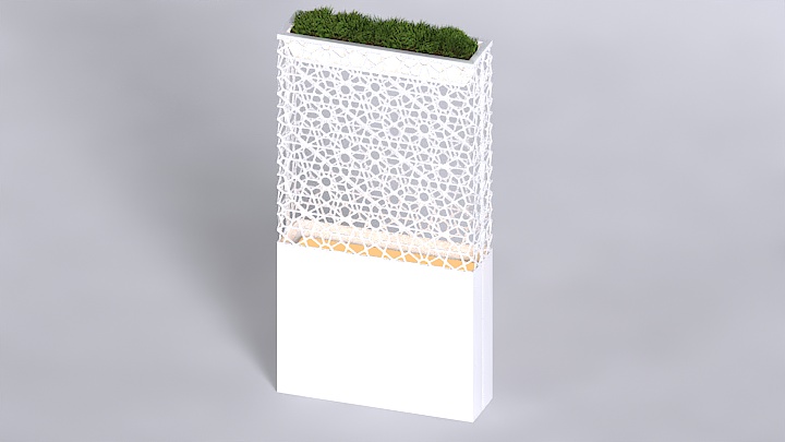 渲染模型_隔断002