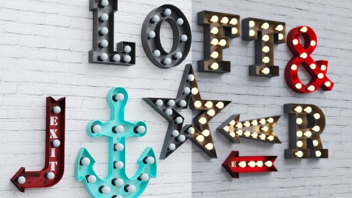 渲染模型_霓虹灯灯牌001