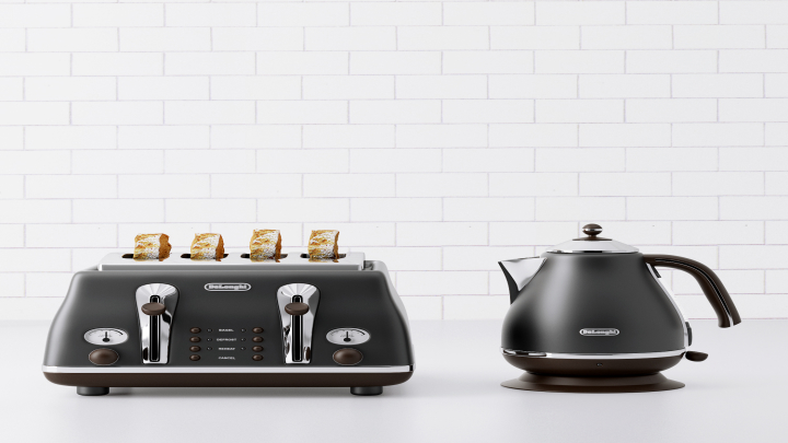 渲染模型_面包机和水壶001