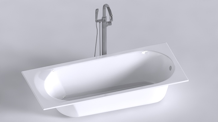 渲染模型_面盆003