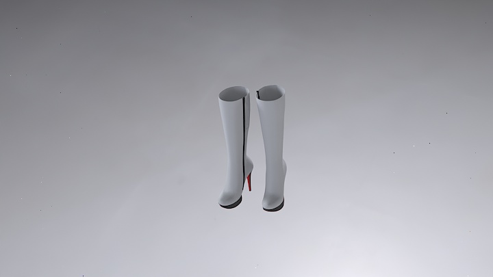渲染模型_靴子001