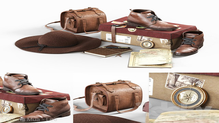 渲染模型_鞋包001