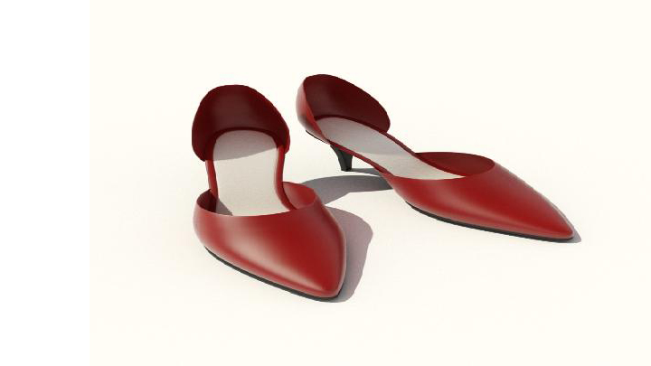 渲染模型_鞋子043