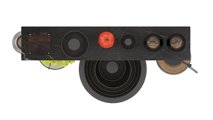 渲染模型_音响036