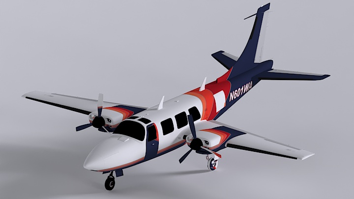 渲染模型_飞机006