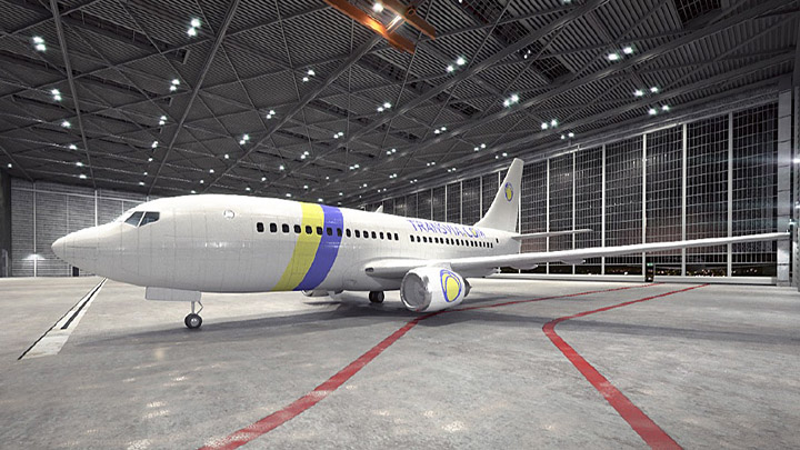 渲染模型_飞机017