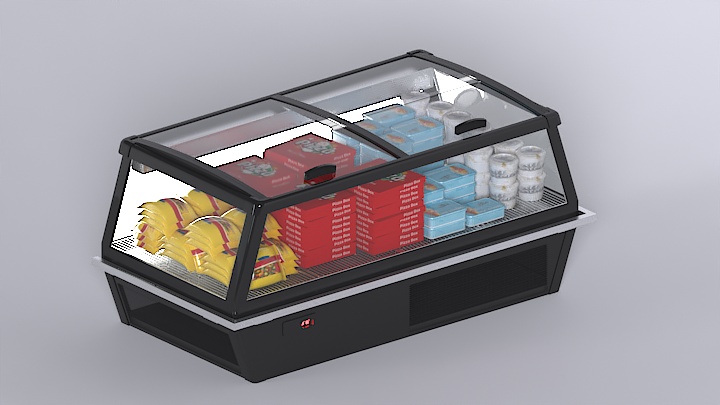 渲染模型_食品柜003