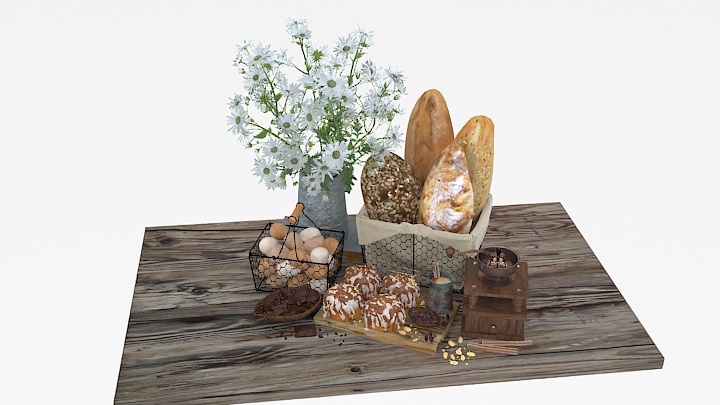 渲染模型_食物045