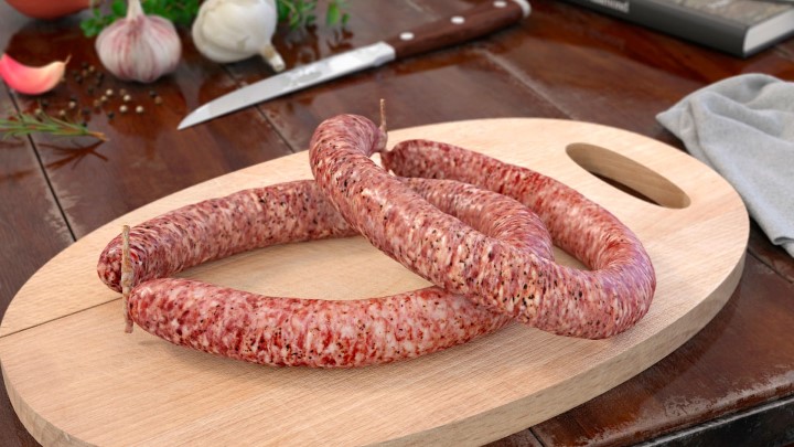 渲染模型_食物香肠腊肉001