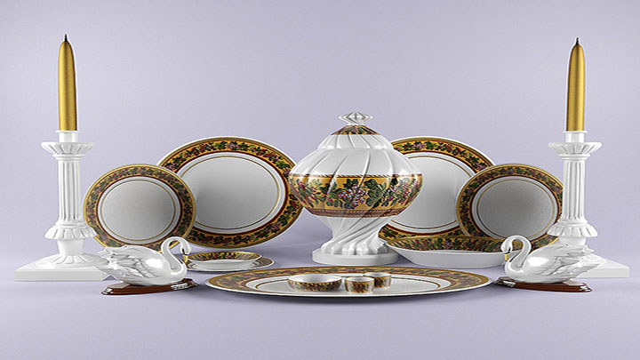 渲染模型_餐具017