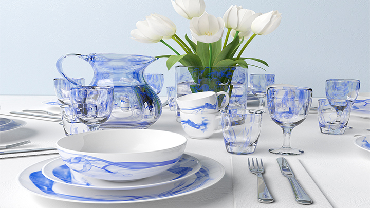 渲染模型_餐具033