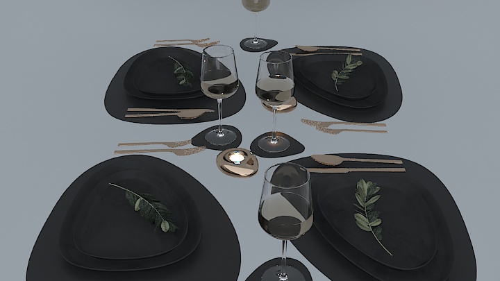 渲染模型_餐具077