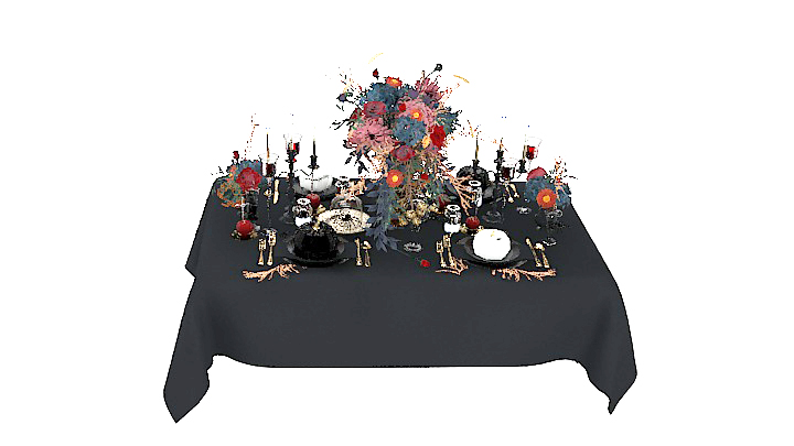 渲染模型_餐具096