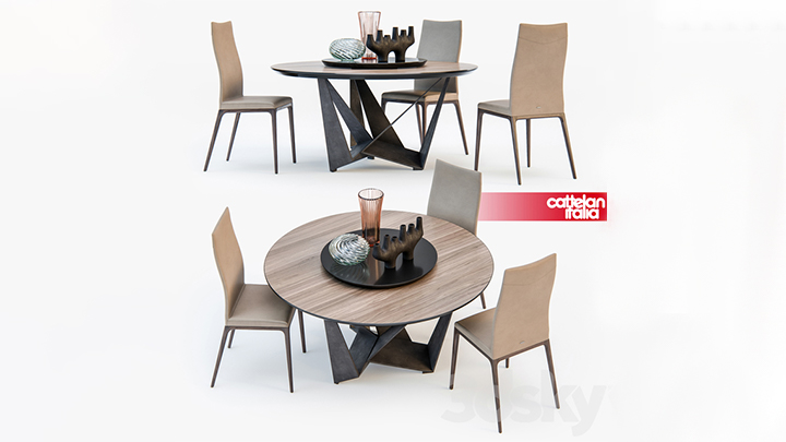 渲染模型_餐桌053